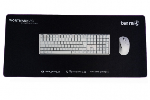 TERRA Mousepad XXL NEON Gaming black/purple lila U (2810725)