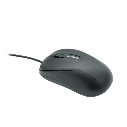 TERRA Mouse 1500 Corded USB black 3-toetsen, symme (2920513)
