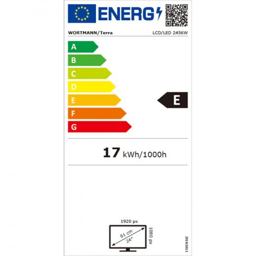 TERRA LCD/LED 2456W PV V3 schwarz DP, HDMI GREENLI (3030206)